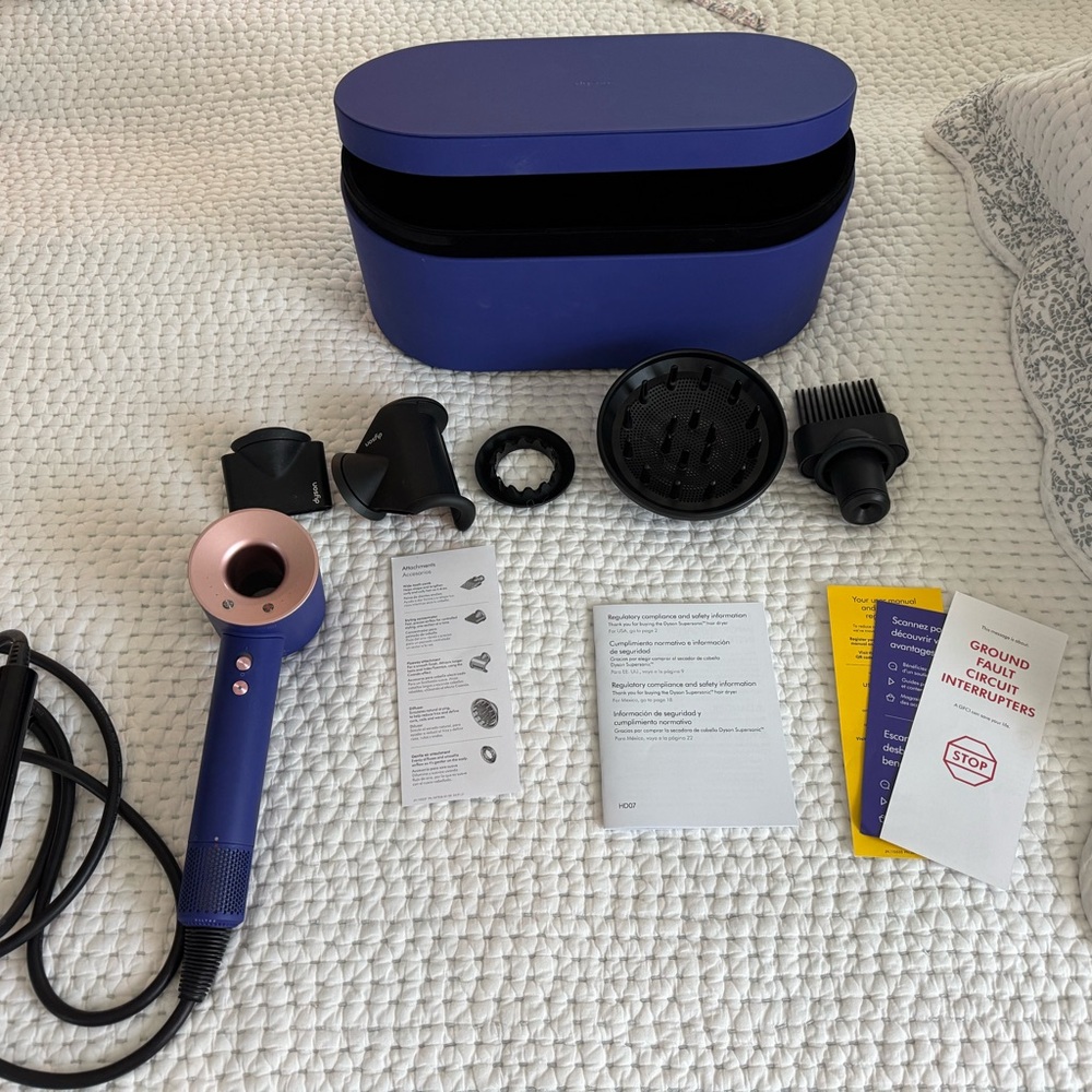 Dyson Supersonic Hair Dryer - Blue and Pink